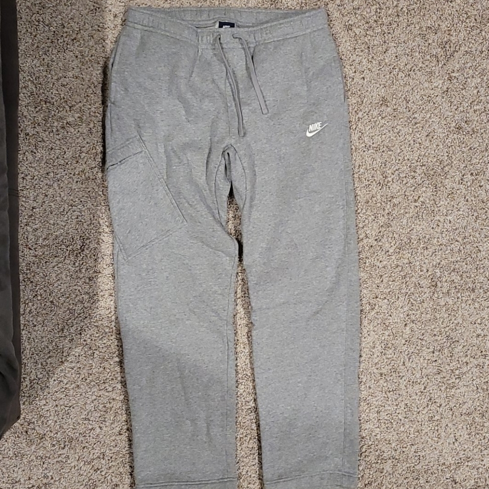Grey sweatpants